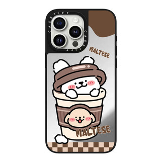 Dòng Dễ Thương Chó Lưới Kính Cứng Ốp Lưng Điện Thoại iPhone 17 Pro Max 16 Plus 15 14 13 12 11 Ốp Lưng Bọc Hoàn Toàn Chống Sốc Phía Sau Vỏ Acrylic