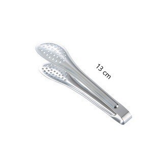 [Ảnh thật] Kẹp gắp inox tổ ong đầu tròn