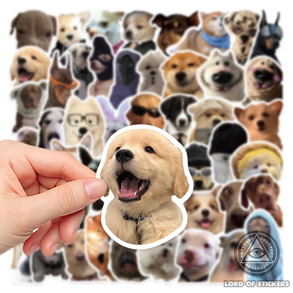 50 Hình Dán Sticker Meme Chó Cute Hài Hước Đáng Yêu