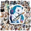 50 Nhãn Dán CHÓ CHƠI ĐÀN chống nước sticker dán laptop, điện thoại, đàn guitar, mũ bảo hiểm, vali