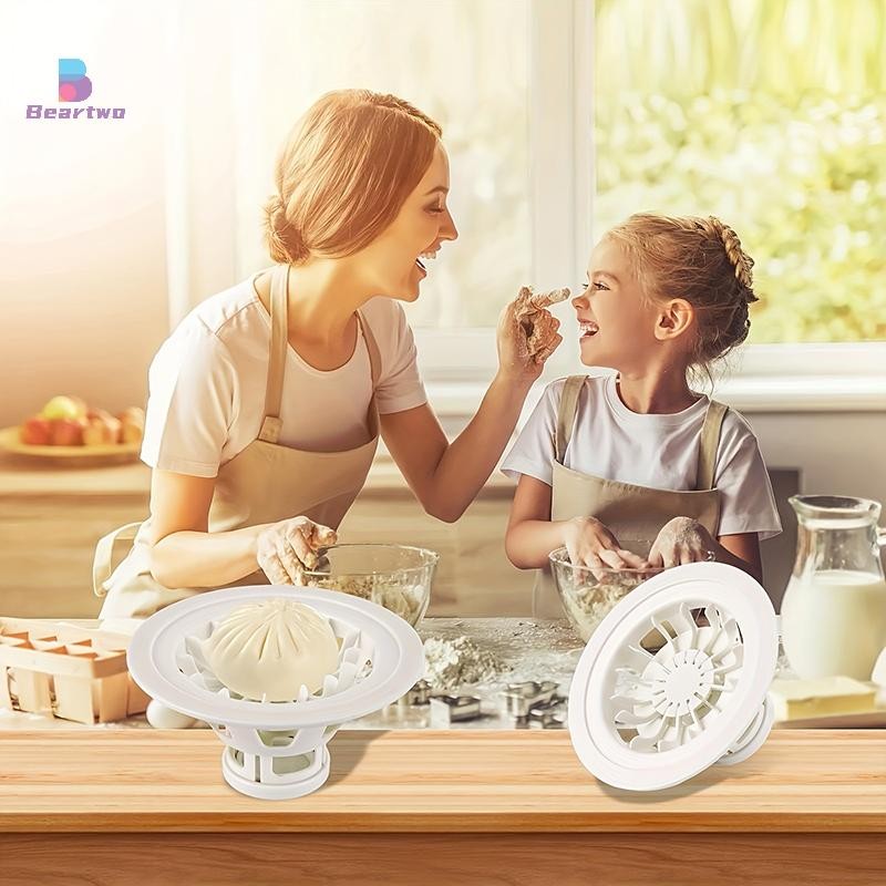 Beartwo Khuôn bánh ngọt, khuôn Trung Thu, làm baozi/bánh bao, tiện ích nhà bếp