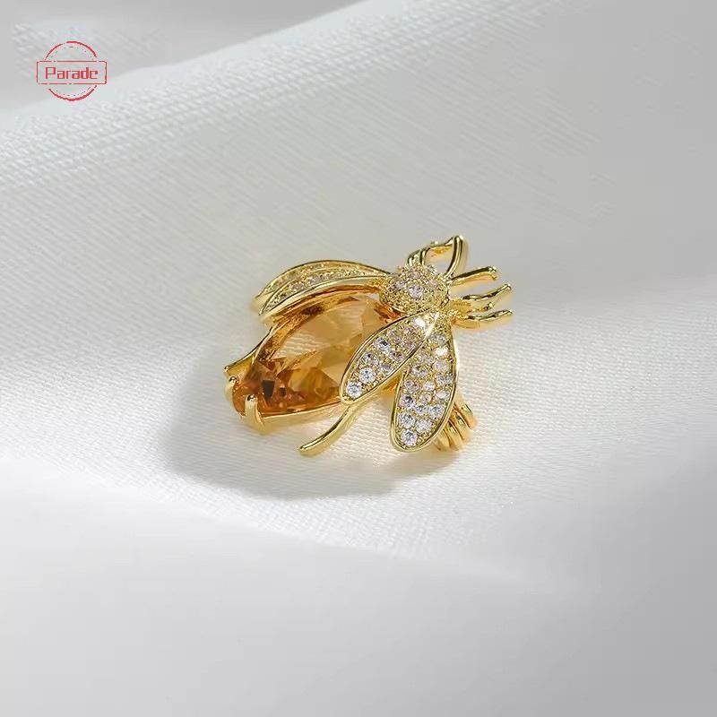 Diễu Hành Thời Trang Kim Cương Giả Hình Ong Trâm Cài Cho Nữ Quần Áo Áo Áo Trang Sức Phụ Kiện Quà Tặng VN