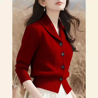 [Chất lượng truy cập] Mùa thu đông 2024 Thời trang cao cấp Đơn giản đi lại Nút dài tay Cardigan Tính khí hàng đầu