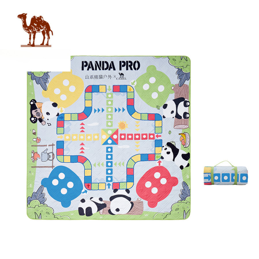 Ảnh CAMEL CROWN Panda Flying Chess Lều dày ngoài trời Thảm chống ẩm, Thảm dã ngoại 1