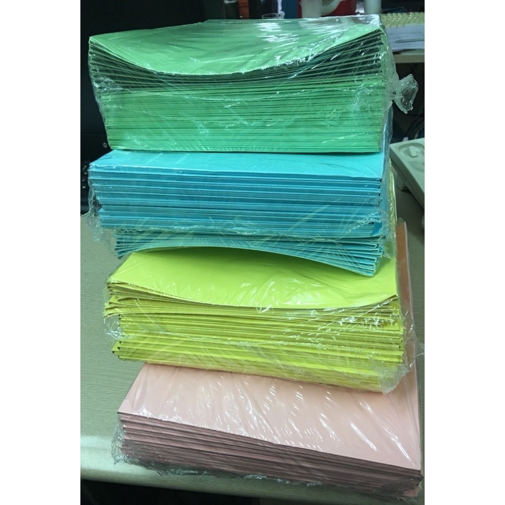 [ COMBO 5 CÁI ] FILE Bìa giấy 2 túi cạnh A4 PGrand Paper Cover 325gsm SIÊU TIỆN LỢI