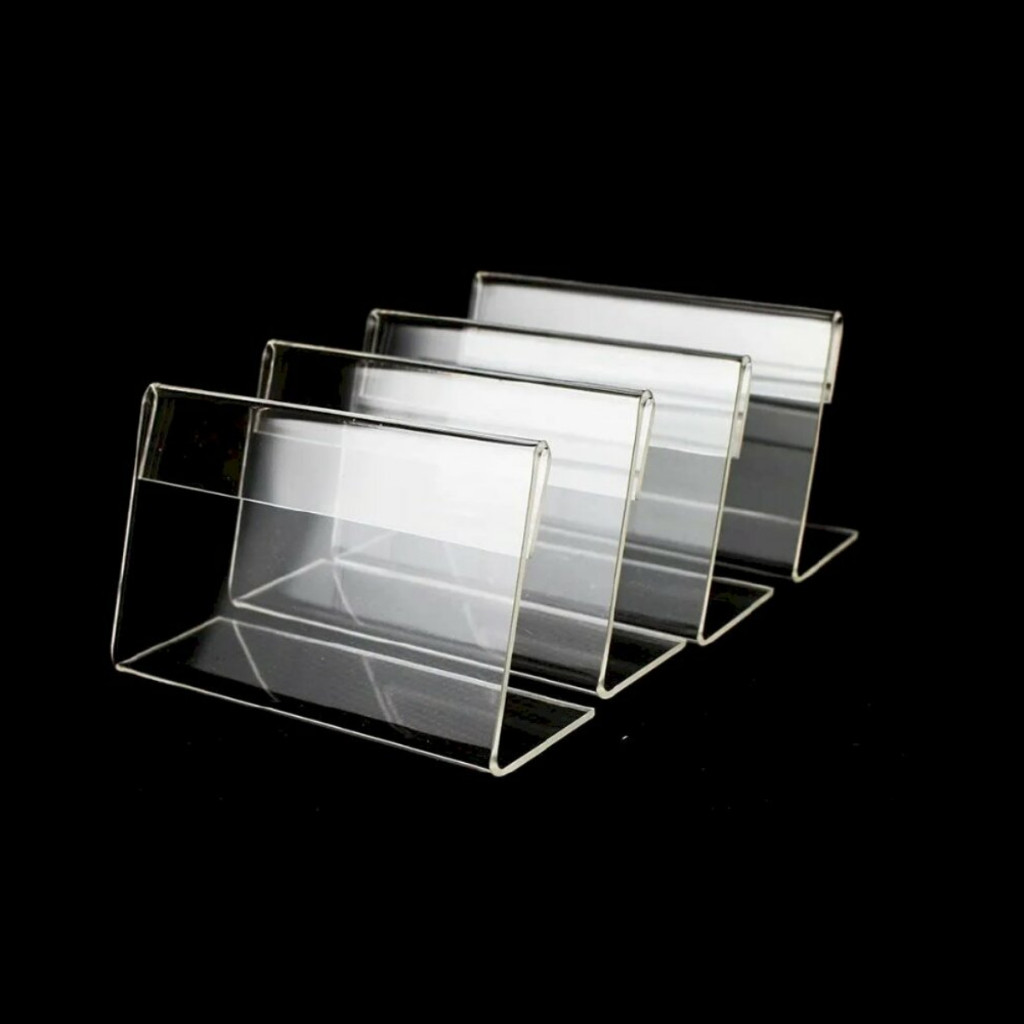Bảng tên menu mica 1 mặt 9x 5,5cm.