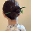Que Tóc Phần Tre Xanh Phong Cách Cổ xưa - Nữ Cô Gái Bun Trang Trí - Kẹp Tóc Đũa - Thanh Lịch, Phong Cách Retro Trung Quốc, Thời Trang - Phụ Kiện Tóc