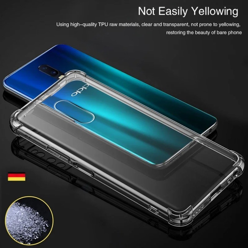 Ốp Điện Thoại Di Động Túi Khí Chính Hãng Cho OPPO R17 RX17 R15 Pro Neo R15X R11 R11S R9 R9S Plus Funda Ốp Lưng Silicon Trong Suốt Sang Trọng