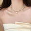 Camellia Ngọc Trai Vòng Cổ Nữ Thiết Kế Cao Cấp Nhẹ Sang Trọng Niche Xương Đòn Dây Chuyền 2025 Phong Cách Mới Phụ Kiện Trang Sức