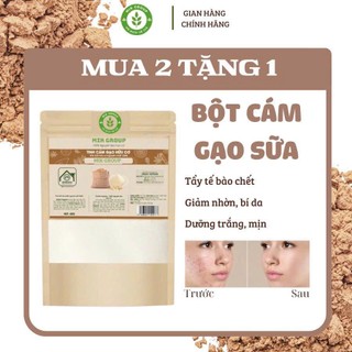 Bột Cám Gạo Sữa  đắp mặt hữu cơ nguyên chất _ 50G