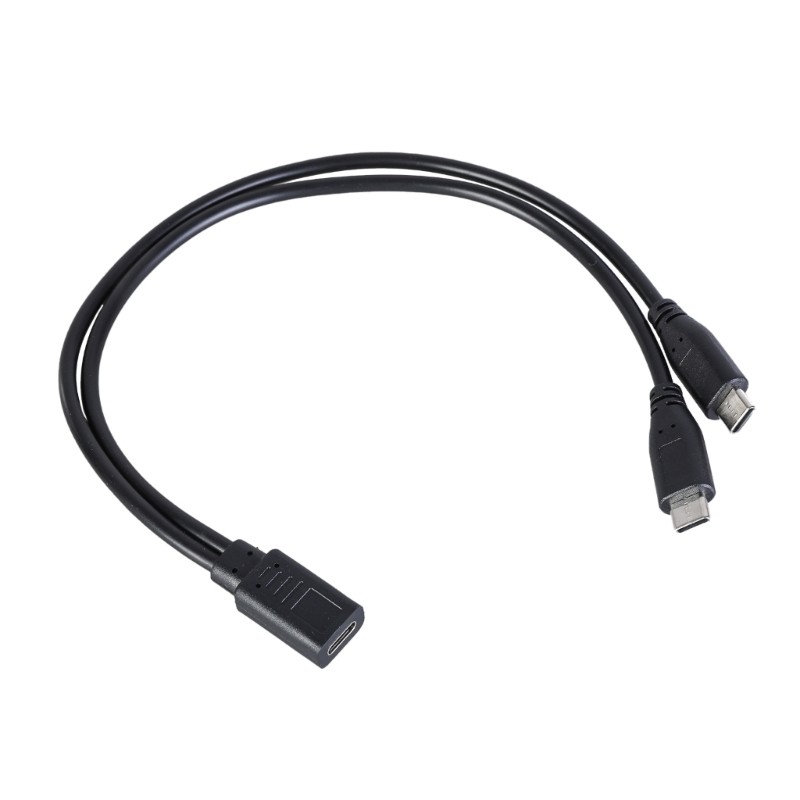 Cáp chia sạc nhanh KING 2 cổng USB Type C 5V3A cho điện thoại thông minh và máy tính bảng