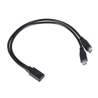 WU Loại C Nữ Sang Loại C Cáp Chia Nam Loại C Cáp Nguồn Sạc Nhiều Loại C Tiện Ích Từ 1 USB Sourc