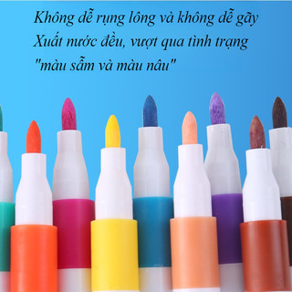 Bút Sơn Acrylic Marker Chính, Màu Sắc Rực Rỡ, Thêm 80% Mực, Phù Hợp Với Mọi Bề Mặt