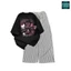 Tổng hợp Sét Bộ Đồ Quần Đũi Kẻ Sọc +Mix áo Phông Mèo cute form rộng tay lỡ chất cotton-Chang3158
