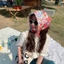 Treeling Tóc Bandanas Băng Đô Phụ Kiện Tóc Nữ Tam Giác Đầu Kerchief Bohemian Hoa Tóc Sẹo Tạo Kiểu Tóc