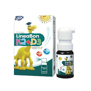 Vitamin K2 D3 LineaBon Spray, Phát Triển Chiều Cao Chắc Khỏe Xương ( Dạng Xịt 10ml)