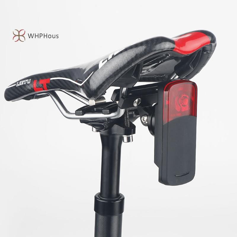 < WHPHous-t > Giá đỡ đèn hậu đường ray xe đạp Giá đỡ đèn LED gắn trụ yên cho xe đạp Giá đỡ đèn Radar chiếu hậu RTL510 515 500 Magene L508