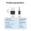 Bộ Chuyển Đổi WU USB3 0 Sang USB C 10Gbps Truyền Dữ Liệu Tốc Độ Cao 5A Sạc Nhanh Cho Điện Thoại Ngắn Mạch Quá Tải Protecti