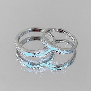 Bướm Cặp Đôi Nhẫn Nữ Cặp Quà Tặng Đơn Giản Nhẫn Cặp Đôi Phong Cách Cặp Đôi Chỉ Số Nhẫn Ngón Tay Có Thể Điều Chỉnh Phù Hợp Với Nam Nữ Nhẫn Đổi Sang S5TK