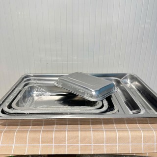 Khay Đựng Đồ Nghề INOX Loại Dày - Khay inox đựng thức ăn, topping