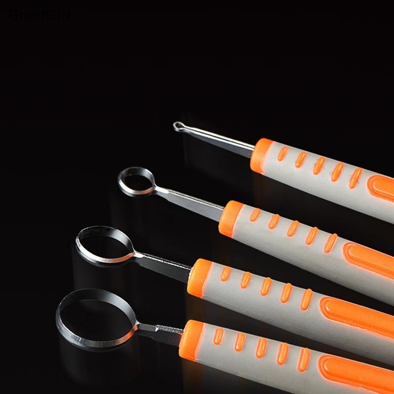 [GoodGirl] Công cụ kết cấu đồ gốm Dao khắc thủ công DIY Tay cầm bằng nhựa Vòng hai đầu Khắc Dao đất sét Công cụ khắc mịn VN
