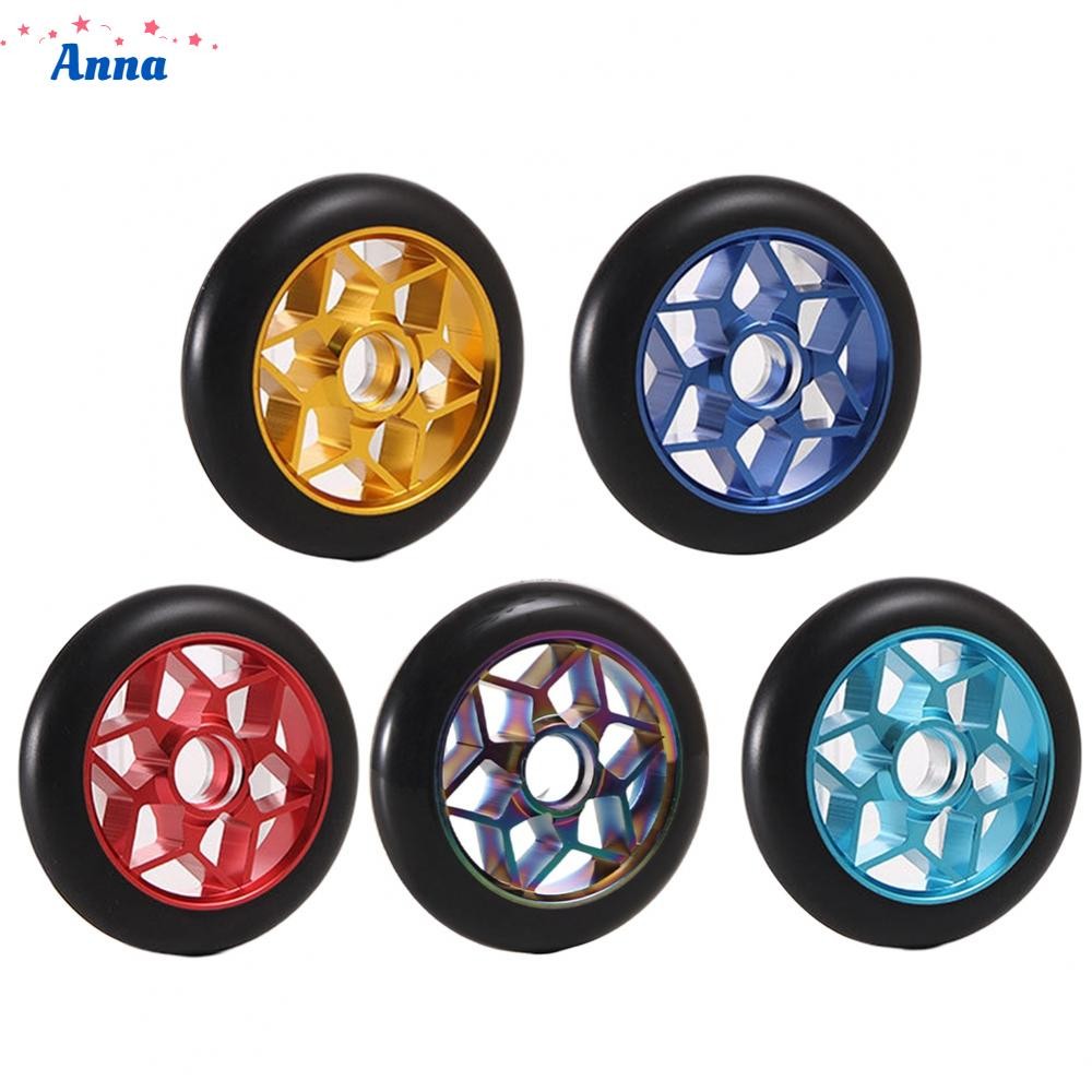 Bánh xe tay ga đóng thế 110mm với vòng bi thép Carbon cao và trung tâm hợp kim