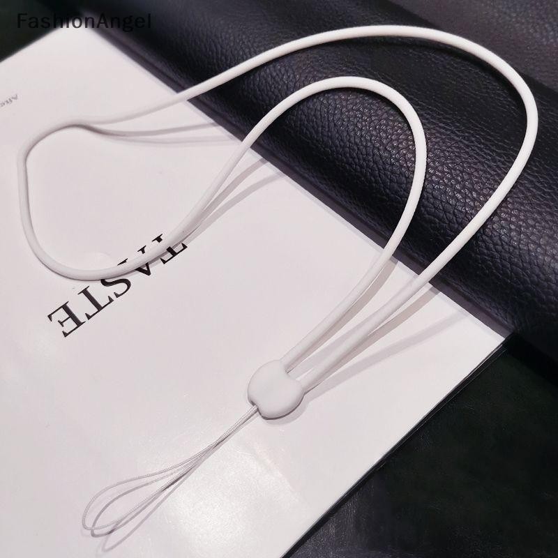 FashionAngel Cổ Silicon Dài Dây Điện Thoại Dây Buộc Điện Thoại Di Động Dây Đeo Cho Android Móc Khóa Túi Trang Trí VN