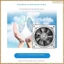 Quạt Tăng Áp 6Inch Quạt Hút Ống Thông Gió Quạt Cho Phòng Tắm Vệ Sinh Nhà Bếp Cửa Sổ Treo Tường Quạt Inox Dễ Dàng Lắp Đặt