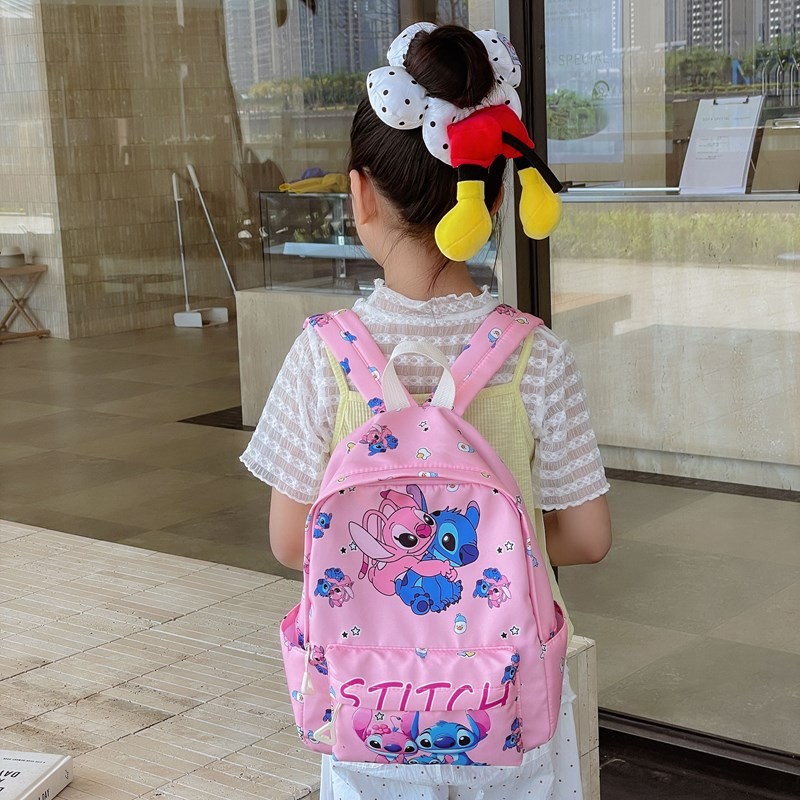 YT2 Stitch Ba Lô Dành Cho Học Sinh Nhẹ Dung Tích Lớn Hoạt Hình Dễ Thương Giải Trí Trẻ Em Túi Đi Học TY2