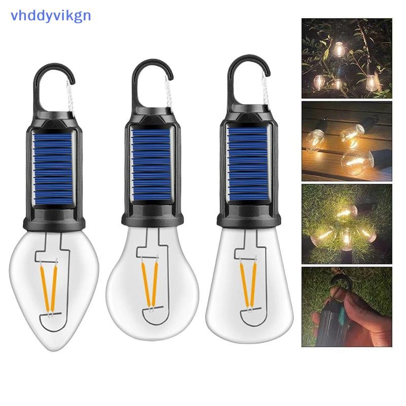VHDD 1 Bộ Đèn Ngủ Di Động Ngoài Trời Chạy Bằng Năng Lượng Mặt Trời Bóng Đèn LED Sạc USB Cắm Trại Đèn Pin Câu Cá Essentials VN
