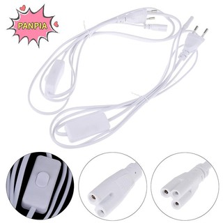 Pnpia 1.8m Dây Điện Cáp Cắm EU Cho T5 Ống LED T8 Dây Sạc Điện Kết Nối Boutique