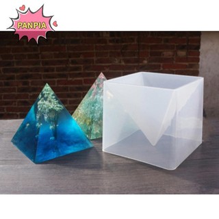 Pnpia Siêu Lớn Kim Tự Tháp Nhựa Khuôn Silicon Nhựa Trang Sức Làm Khuôn 15cm Boutique