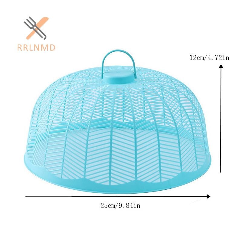 Rrlnmd 1 Chiếc Lưới Thực Phẩm Thoáng Khí Chống Muỗi Và Bay Bát Bao Tiện Ích Cho Gia Đình Trái Cây Nhựa Tròn Rau MỚI