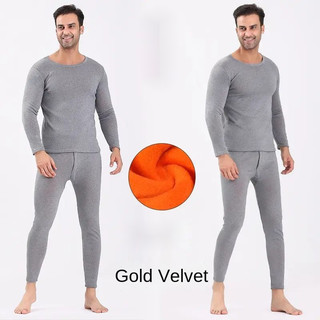 45-140kg Plus Size Nam Trượt Tuyết Du Lịch Mùa Đông Giữ Nhiệt Innerwear Bảo Vệ Lạnh Ấm Ngoài Trời Áo Tuyết + Bộ Quần