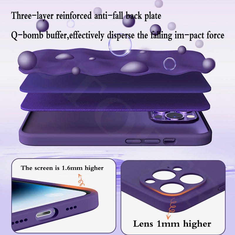 Ốp lưng silicon mềm TPU chống trầy xước, chống sốc cho iPhone 12/12 Pro/12 Pro Max/12 Mini