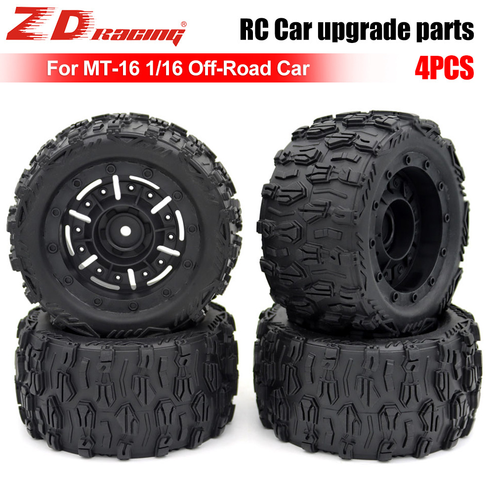 Zd Racing 4 Lốp Cao Su 12mm Hex ZD Racing MT-16 1 / 16 Cao Su 84mm ...