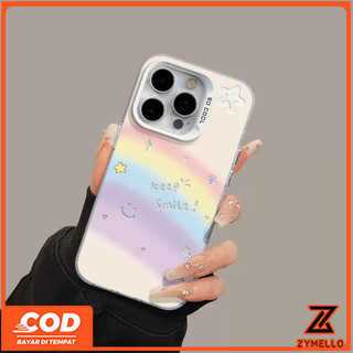Ốp Lưng Cho OPPO Reno 15F Reno 14F Reno 14 Pro Reno 13F 5G Reno12 F Reno 12 Reno11 F Reno 10 Pro Reno 8T Reno 8Z Reno 7Z Reno 8 Vỏ Điện Thoại TPU Chống Sốc Nụ Cười Cầu Vồng Đơn Giản