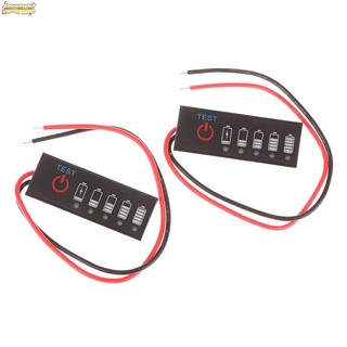 Chỉ báo cấp độ sân vườn 18650 Máy đo công suất Lithium 2S-7S 7.4V-29.4V 15mA Mô-đun hiển thị mức Lithium mới