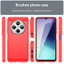 Dành cho Xiaomi Poco C75 Kết cấu chải siêu mỏng Vỏ TPU mềm chống sốc