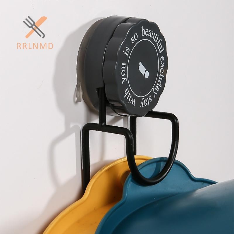 Rrlnmd Phòng Tắm Hút Cốc Móc Treo Tường Có Giá Để Đồ Bồn Tắm Lưu Vực Móc Treo Nhà Bếp Phòng Tắm Móc Treo Tường MỚI