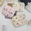 SNUGHOUSE Túi đựng đồ chăn bông dễ thương, Ví đựng tiền xu chìa khóa đa chức năng Hoạt hình Ví đựng tiền xu hoa, Túi đựng thẻ đựng thẻ có chăn bông di động