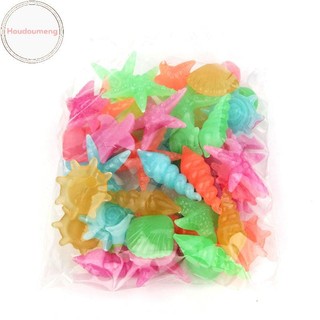 Hodou 10 Chiếc Nhiều Màu Sắc Dạ Quang Đá Phát Sáng Sao Biển Conch Hình Cho Cá Bàn Đi Bộ Vườn Bể Cá Trang Trí Hồ Bơi Cảnh Quan VN