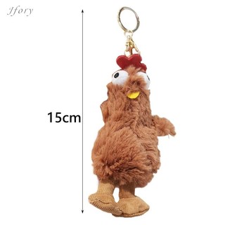Móc khóa búp bê Jfory Hoạt hình mềm mại treo chìa khóa trang trí cho
