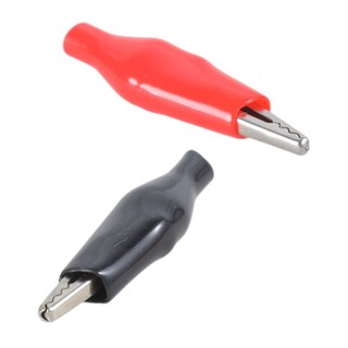 MIS Hot 10x 28mm Cá Sấu Dẫn Cho Cá Sấu Kiểm Tra Kẹp Fr Dây Nhảy Điện C