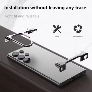 [Jlk] Ốp điện thoại hương liệu chống sốc kim loại không đều cho Samsung Galaxy S23 S24 S25 Ultra Plus Vỏ chống sốc làm mát bằng nhôm