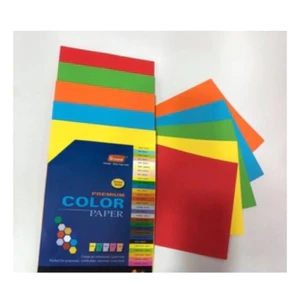 Bìa A4 trộn 5 màu cơ bản Nhập khẩu INDO PGrand 160gsm - VPP BI BI