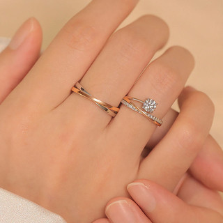 925 Bạc Kích Thước Có Thể Điều Chỉnh Nhẫn Nữ 50 Điểm Nhẫn Kim Cương Quà Tặng Ngày Lễ Tình Nhân Kim Cương S66