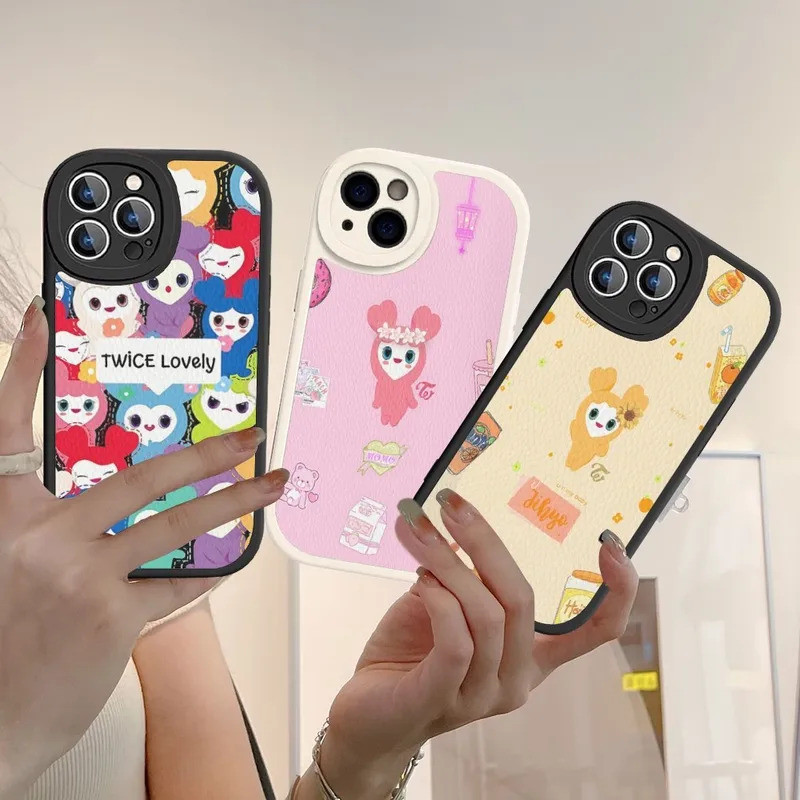 TP-1 L-Laburi T-Twice Lovelys Ốp Điện Thoại Da Cứng Cho IPhone 16 17.35 14 13 12 Mini 11 14 Pro Max Xs X Xr 7 8 Plus Fund