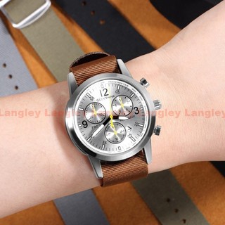 Cổ Điển NATO Nylon Dây Đeo Đồng Hồ 20mm ZULU Nylon Dây Đeo Đồng Hồ Vải Nylon Dây Đeo Một Vòng Đa Năng Đồng Hồ Thông Minh Thay Thế Cho Nam Nữ