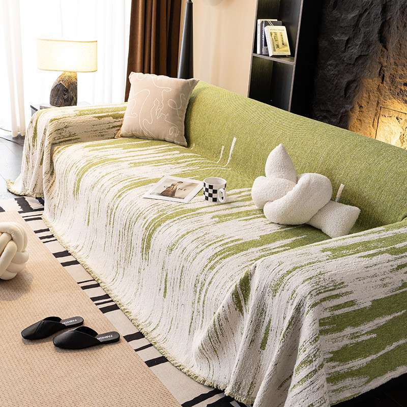 Sang Trọng Mềm Chenille Sofa Khăn Chống Trầy Xước Nội Thất Bảo Vệ Đa Năng 1 / 2 / 3 / 4 Ghế Sofa Bao Sofa Chăn Cho Phòng Khách